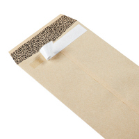 アスクル　オリジナル窓付きクラフト封筒　透けないタイプ　テープ付　長3　3000枚（100枚×30袋）  オリジナル