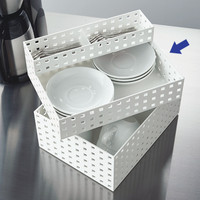 Like-it（ライクイット） ブリックス 280ワイドM ホワイト 9026 1セット（5個：1個×5） 吉川国工業所