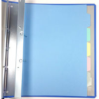 コクヨ　チューブファイルロングボディ　A4縦　80mmとじ　2穴　青　フ-L680NB