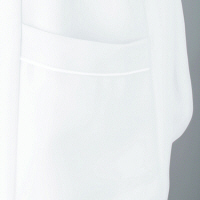 AITOZ（アイトス） ナースジャケット（パイピング） 女性用 半袖 サックスブルー L 861338-007　白衣