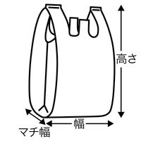 アスクル　レジ袋　半透明タイプ　16号　1箱（1000枚：100枚入×10袋）  オリジナル
