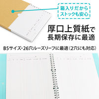 日本ノート 帳簿リーフ B5 売上帳 リフ303 1セット（300枚：100枚入×3冊）