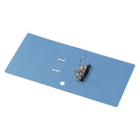 アスクル　リングファイル　A4タテ　2穴　レバー式アーチファイル　背幅66mm　ブルー　青　10冊　シブイロ  オリジナル