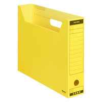 コクヨ　ファイルボックス-FS　＜Bタイプ＞　B4ヨコ　背幅75mm　黄　B4-SFBN-Y　1セット（3冊）