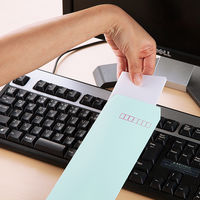 ムトウユニパック ナチュラルカラー封筒 長4 ブルー　テープ付 1000枚（100枚×10袋）