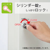 【キーボックス】 カール事務器 キーボックス（コンパクトサイズ） CKB-C15-I 15個吊 1セット