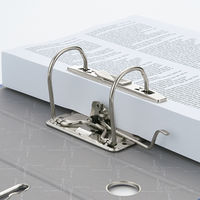 レバー式アーチファイル　A4タテ　背幅53mm　キングジム　3593アオ　青