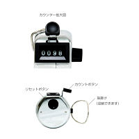 シンワ測定 数取器B 金属製 手持型 75086 1個