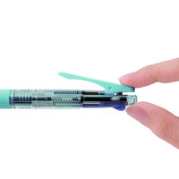 パイロット 油性3色ボールペン アクロボール3 細字 0.7mm ブラック軸 BKAB-40F-BK 1本