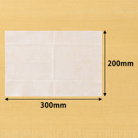 フローリングワイパー用ドライシート　レギュラーサイズ　1セット(50枚入×6個) アスクル オリジナル