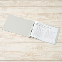 プラス　フラットファイル樹脂製とじ具　A4ヨコ　グレー　No.022N　30冊