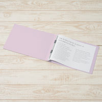 プラス　フラットファイル樹脂製とじ具　A4ヨコ　バイオレット　No.022N　30冊