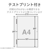 エレコム 手作りカレンダーキット インクジェット フォト光沢紙 壁掛けタイプ A4横 EDT-CALA4WK 1個