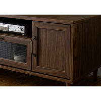 佐藤産業 Cerise POWRY（ポーリー） テレビ台 ローボード ブラウン 幅1200×奥行398×高さ462mm PW46-120L_BR 1台（直送品）