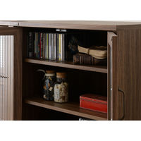 佐藤産業 Cerise POWRY（ポーリー） キャビネット ブラウン 幅600×奥行398×高さ902mm PW90-60G_BR 1台（直送品）