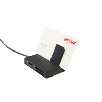 バッファロー ＵＳＢ２．０　マルチカードリーダー／ライター　スタンダードモデル　ブラック BSCR100U2BK 1台（直送品）