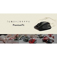 バッファロー 無線　ＢｌｕｅＬＥＤ　３ボタン　プレミアムフィットマウス　ブラック BSMBW300MBK 1台（直送品）