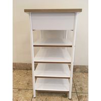 【アウトレット】吉桂 HIKE デスクサイド シェルフ W370×D500×H720mm WH 1台（直送品）