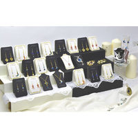 ササガワ 【OW】3段ディスプレイ ホワイト 組立式 44-5800 1セット(3個:3個入×1袋