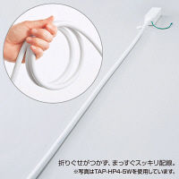 サンワサプライ 電源タップ（高強度タップ） レッド 踏みつけ・よじれ・挟み込み対応/RoHS指令対応 3P式 4個口 5m TAP-HP4-5R 1個（直送品）