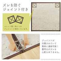 イケヒコ い草 置き畳 ユニット畳 国産 無地 シンプル『天竜』ブラウン4.5畳セット（約82×164×1.7cm4枚+約82×82×1.7cm1枚）（直送品）