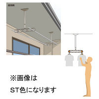 川口技研 軒天用ホスクリーン ZA型 ステンカラー ZA-0745-ST 1組（2本）（直送品）