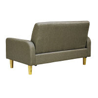 後藤家具物産 2Pソファ ファブリック コンパクトカジュアルソファ グレー SO-08gy 1脚（直送品）