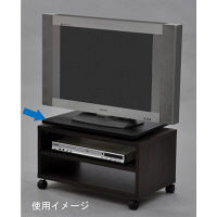 エイ・アイ・エス TV回転台 大 ブラック 幅650×奥行400mm TVR-650 BK 1台（直送品）