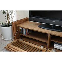 B.Bファニシング FOREST（フォレスト） テレビ台 ブラウン 幅1245×奥行405×高さ350mm FOTB-124BR 1台（直送品）