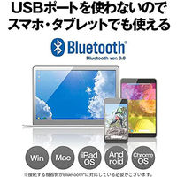 バッファロー Ｂｌｕｅｔｏｏｔｈ３．０対応　ＩＲ　ＬＥＤ光学式マウス　３ボタンタイプ　ブラック BSMRB050BK 1台