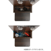 ファミリー・ライフ クリーナースタンド ナチュラル 幅270×奥行290×高さ1310mm 1台（直送品）