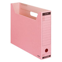 コクヨ　ファイルボックス-FS　＜Bタイプ＞　B4ヨコ　背幅75mm　ピンク　B4-SFBN-P　1セット（10冊）