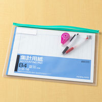 コクヨ カラーソフトクリヤーケースC(チャック付き)S型[ クケ-304G 1セット(10枚)