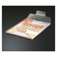 コクヨ（KOKUYO） ファイリングホルダー（2穴開） マチ付き封筒型 A4縦 透明 フ-GHE750T 1セット（50枚：10枚入×5パック）