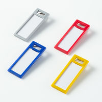 コクヨ キーホルダー名札<KEYSYS> 青 4本入 ナフ ナフ-S230B 1セット(20個:4個入×5パック)