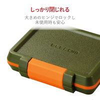 エレコム SD/microSDカードケース(耐衝撃) CMC-SDCHD01GN 1個