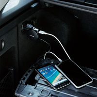 エレコム 車載充電器(5.4A・巻取りType-C&USB) MPA-CCC05BK 1個