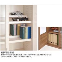 【軒先渡し】フナモコ NEW COMIC CABINET　レベッカオーク 幅743×奥行327×高さ1800mm VCR-75 1台（直送品）