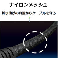 HDMIケーブル 2ｍ 4K/Ultra HD対応 PremiumHDMIケーブル ブラック DH-HDP14E20BK エレコム 1個