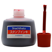 シヤチハタ スタンプインキ（ゾルスタンプ台専用） 大瓶 赤 S-3アカ
