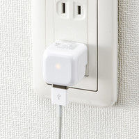サンワサプライ 超小型USB充電器（1A出力・ホワイト） ACA-IP32WN 1個（直送品）