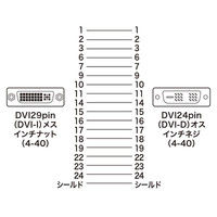【処分品】サンワサプライ DVIアダプタ（DVI-DVI） AD-DV05K 1個（直送品）
