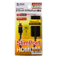 サンワサプライ SlimPort-HDMI変換アダプタ AD-HD14SP 1個（直送品）