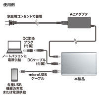 サンワサプライ ノートパソコン用モバイルバッテリー BTL-RDC12 1個（直送品）