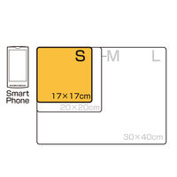 サンワサプライ マイクロファイバークリーニングクロス CD-CC11G 1個