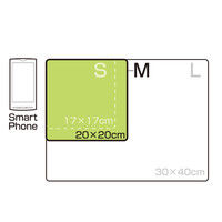 サンワサプライ マイクロファイバークリーニングクロス CD-CC12P 1個（直送品）