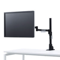 モニターアーム　ディスプレイアーム　1画面　シングル　32インチ対応　8kgまで　クランプ式　CR-LA1501BK　サンワサプライ　1台