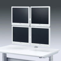 サンワサプライ 水平多関節液晶モニターアーム（4面） CR-LA904N 1台（直送品）