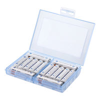 サンワサプライ 電池ケース(単3形、単4形対応・ブルー) DG-BT5BL 1個