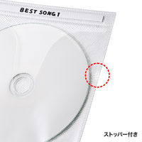 サンワサプライ DVD・CD不織布ケース(ホワイト) FCD-FN100WN 1セット(100枚入)（直送品）